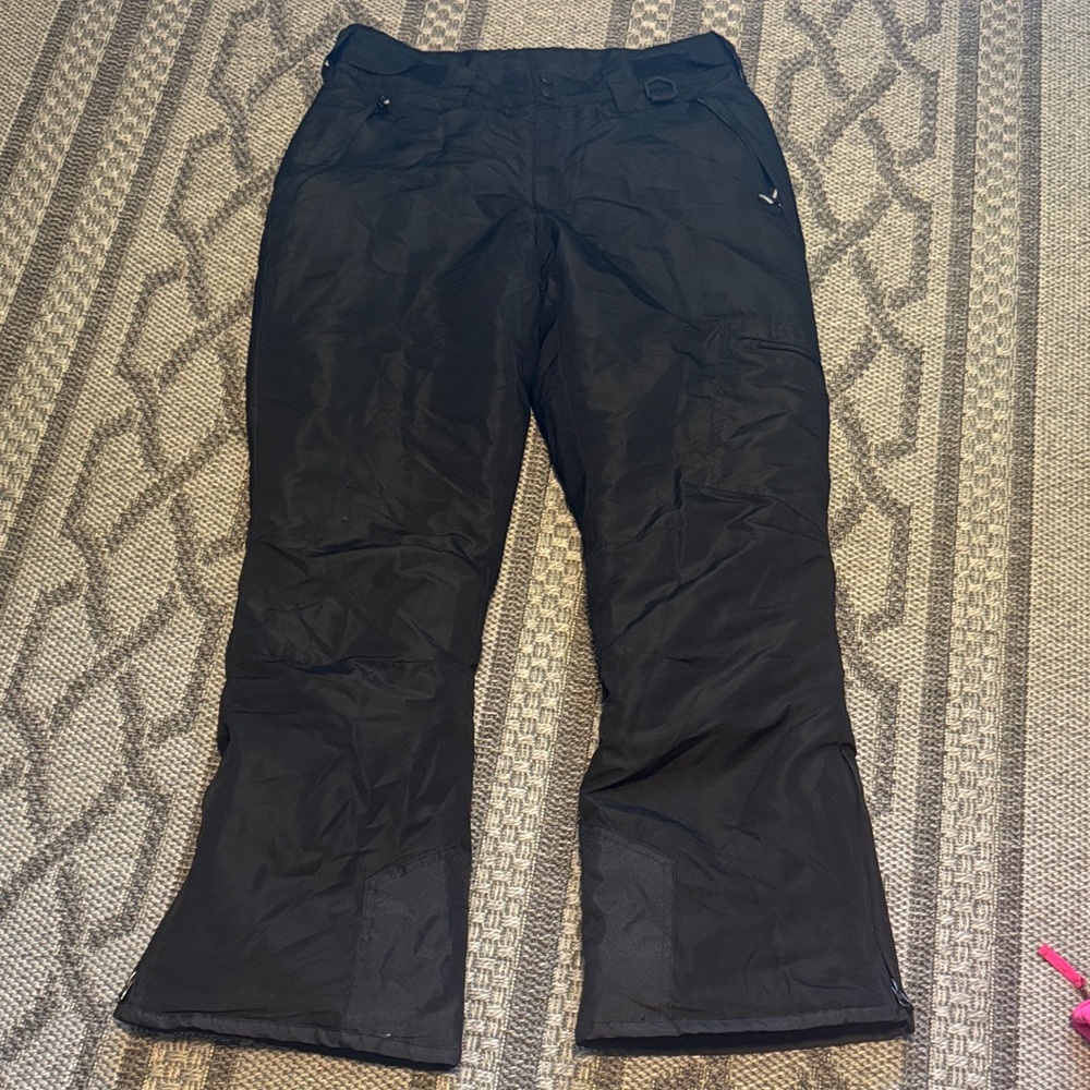 Arctic Quest size M Black Snow Pants